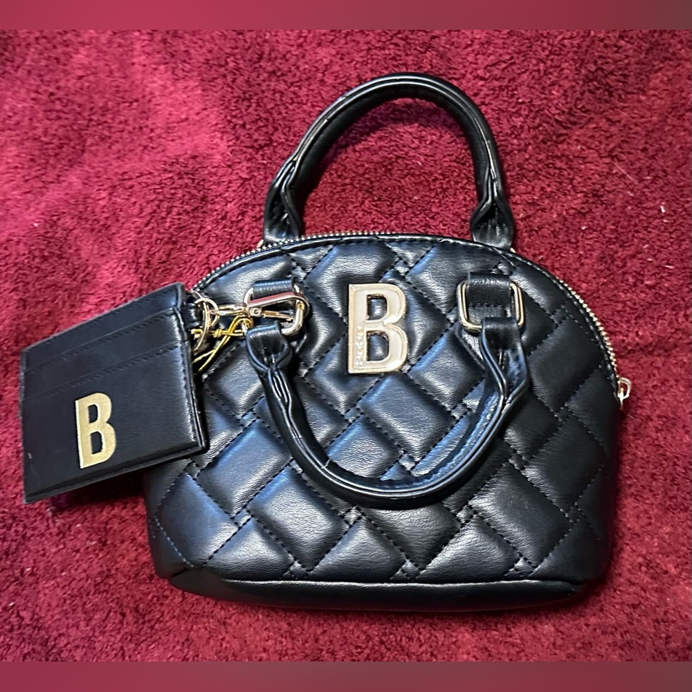 BEBE Signature Dome Crossbody w/CC, BRAND NEW Purse handbag tote wallet formal